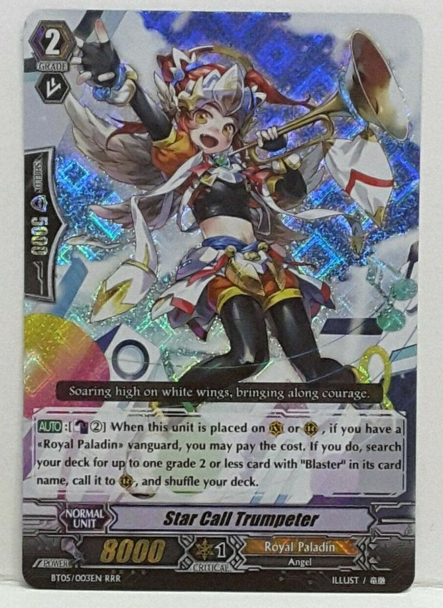 Bushiroad Cardfight Vanguard Star Call Trumpeter BT05/003EN RRR