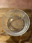 Vintage Pyrex Clear Glass 5.75” Inch Ribbed Souffle Bowl Baking Dish 34