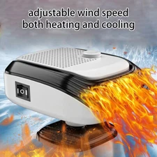 12V 150W Portable Car Heater Defroster Defogger 2 in 1 Heating & Cooling Fans