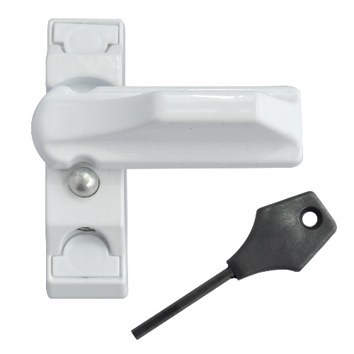 ASEC Sash Stopper  Locking - White