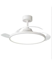 VENTILATORE DA SOFFITTO CON LUCE PALE SCOMPARSA 40W LAMPADARIO SOSPENSIONE