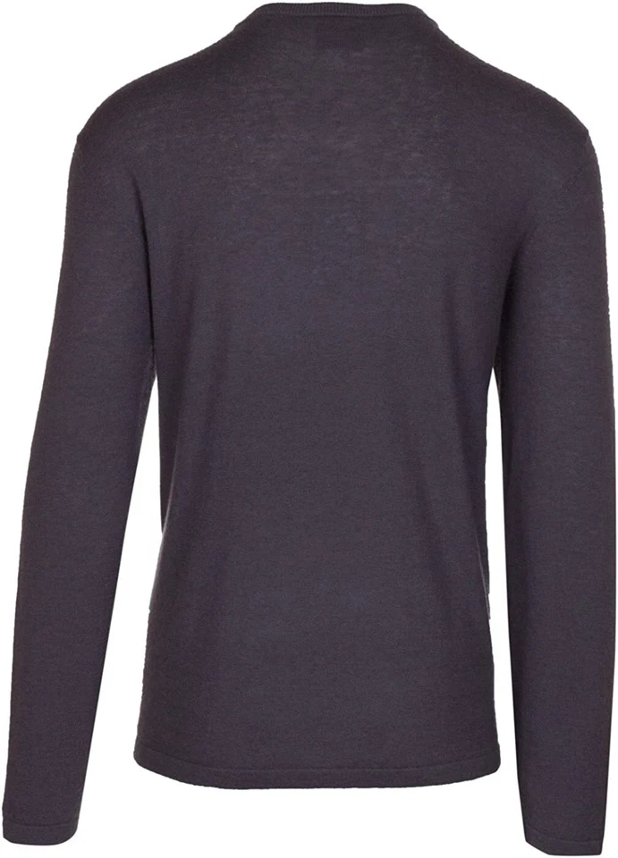 Armani Collezioni Men's Grey 100% Cashmere Pullover Knitwear Crewneck Sweater... - Image 2 of 4