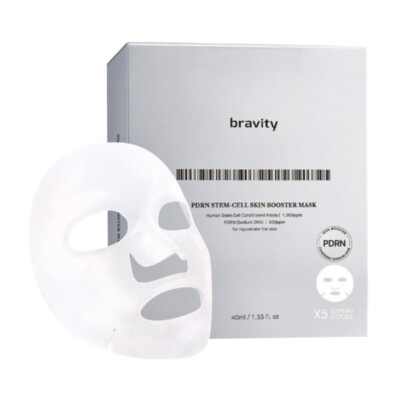 [BRAVITY] PDRN Stem Cell Skin Booster Mask - 1pack (5pcs)
