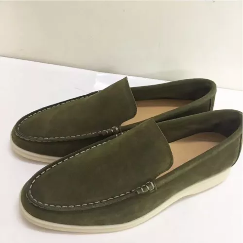 Mocasines informales de gamuza estilo británico para hombre ligeros sin cordones zapatos cómodos 38-48 - Imagen 41 de 46