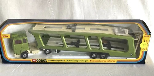 CORGI 1159 Vintage 1970s Car Transporter Great Britain Mint. Never out of box!