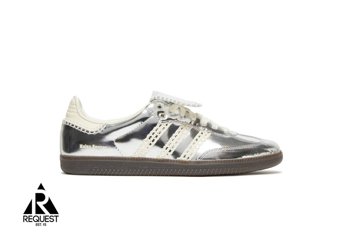 靴 adidas wales bonner samba silver Size 10.5 - adidas Wales Bonner x Samba Silver Metallic for