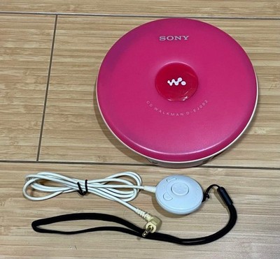 Sony D EJ002 CD Walkman Pink Portable Player Vintage Genuine