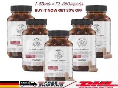 1-5X Hormone Harmony Natural Hormonal Support for Women Balance& Wellness- 72 DE