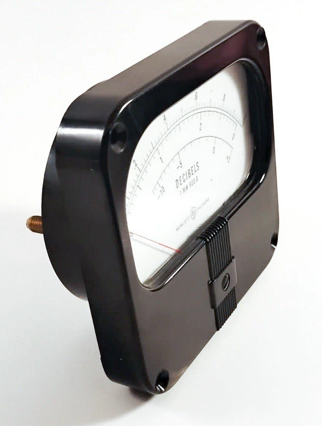 HP Simpson RMS Volts dB Meter 1mW 600Ω Vintage Panel Test Instrument NOS - Image 2 of 4