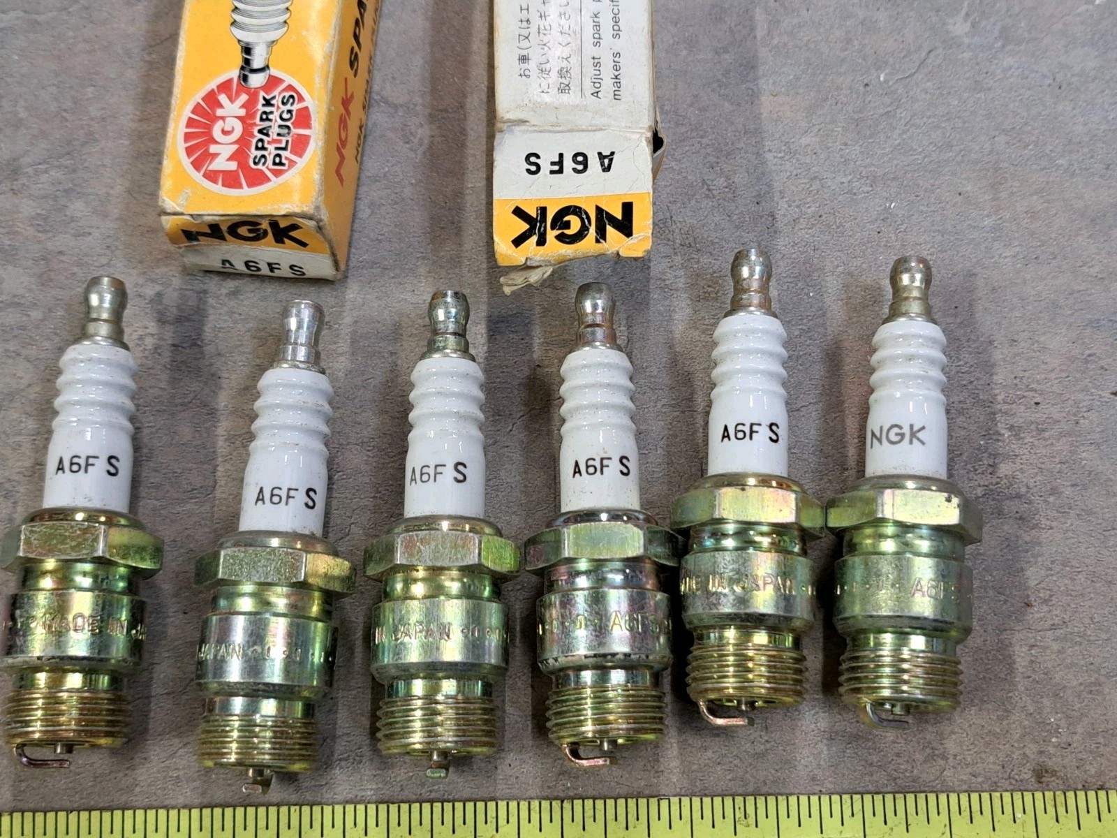 Lot of 6 A6FS NGK Spark Plugs no box