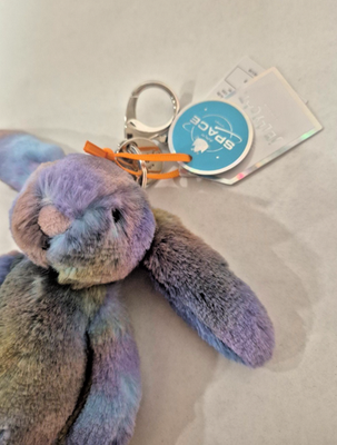 Jellycat SPACE 2025 Korea Zodihop Luxe Bunny Bag Charm Exclusive
