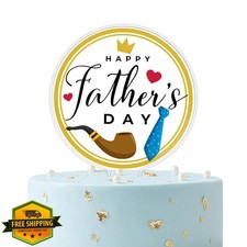 NZSXU Happy Fathers Day Cake Topper 01