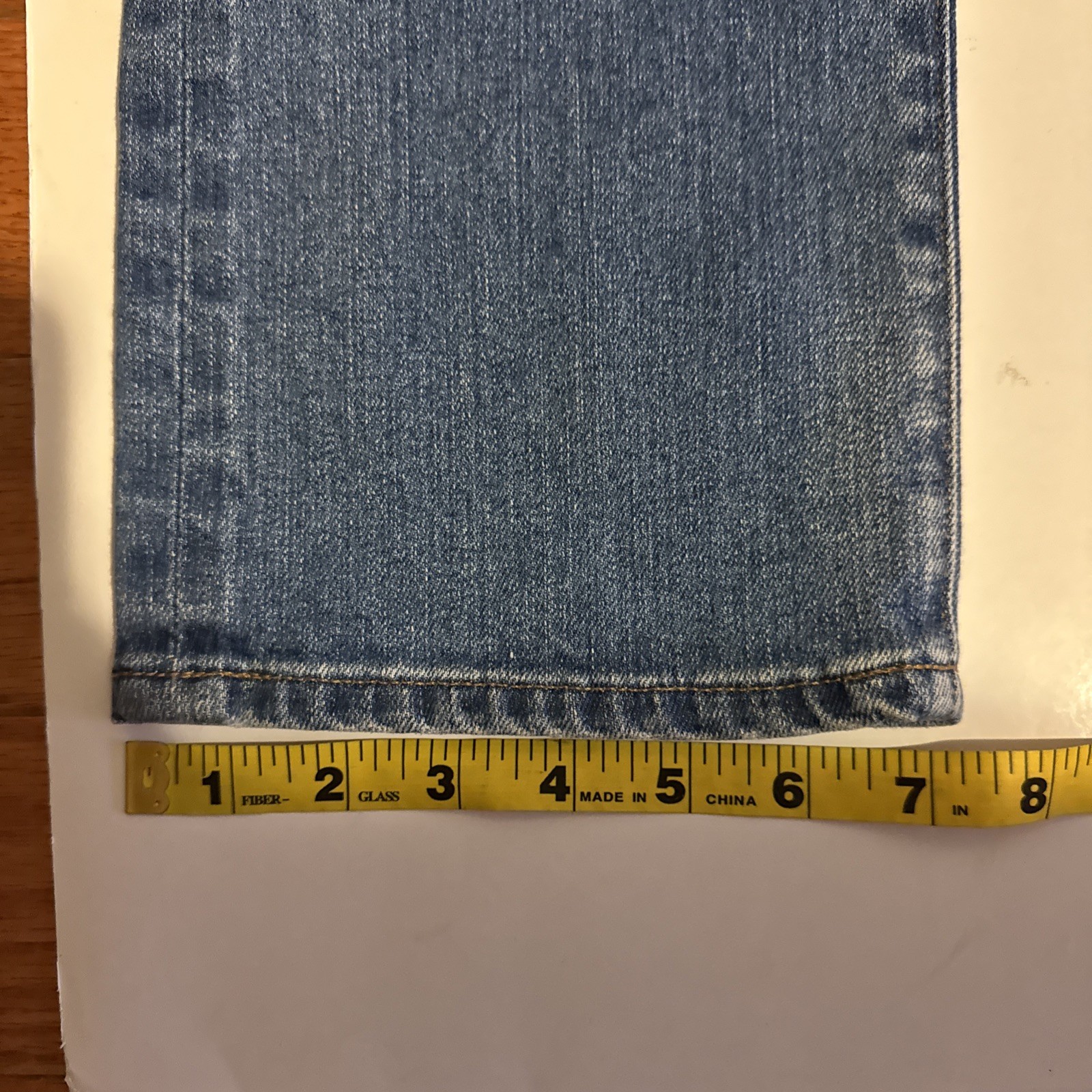 NWOT AG Adriano Goldschmied The Everett Slim Straight Jeans 32 Blue thumbnail 3
