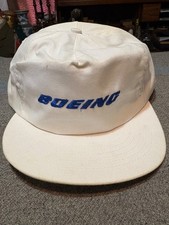 Vintage BOEING Logo advert Cap Hat Ownco Marketing Kent Washington Made in USA