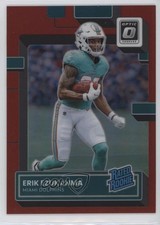 2022 Panini Donruss Optic Rated Rookie Red Prizm 51/99 Erik Ezukanma #239 13rw