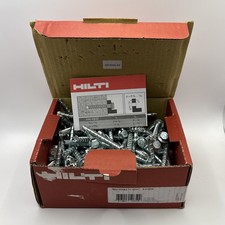 100 NEW HILTI KH-EZ  1/4" X  2 5/8” Concrete Hex Head Screw Anchors Box 418045