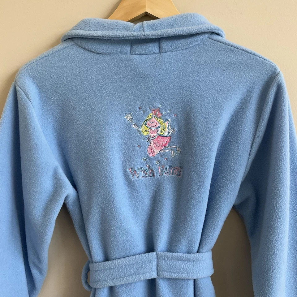 Albornoz pijama bata polar azul princesa hada vintage GIRL THING talla L Foto 4 de 4