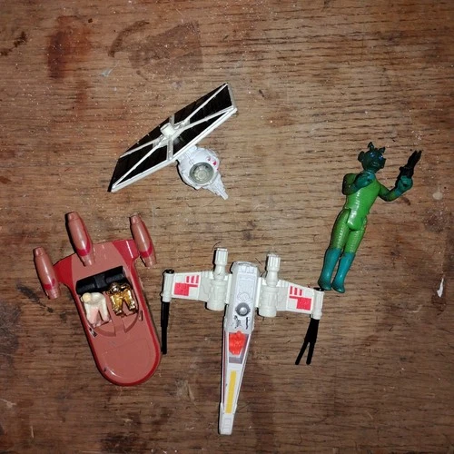 Vintage Star Wars Greedo  Plus Diecast Vehicles