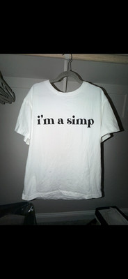 ''I'm a Simp'' 100% cotton T Shirt Unisex, Brand New, Size XL