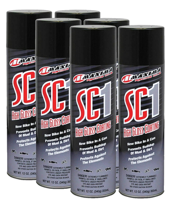 #ad #ad Maxima Racing Oils SC1 High Gloss Clear Coat LARGE 17.2 fl oz. Cans SC1 6 PACK $67.59