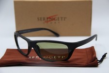 SERENGETI BORMIO SS009001 BLACK POLARIZED AUTHENTIC EYEGLASSES 62-16