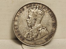 1919 British Honduras 50cent Silver Coin