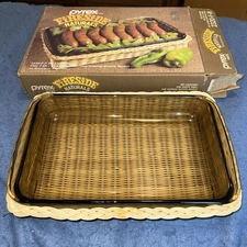 Vintage Pyrex Fireside Naturals By Corning 2320-F-N - 2 Qt Utility Dish NEW