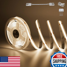 PAUTIX COB LED Strip Light 32.8ft 10m Natural White 4000K High Lumen Dimmable