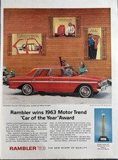 1963 AMC Rambler Classic 6 Original Advertisement American Motors Print Ad