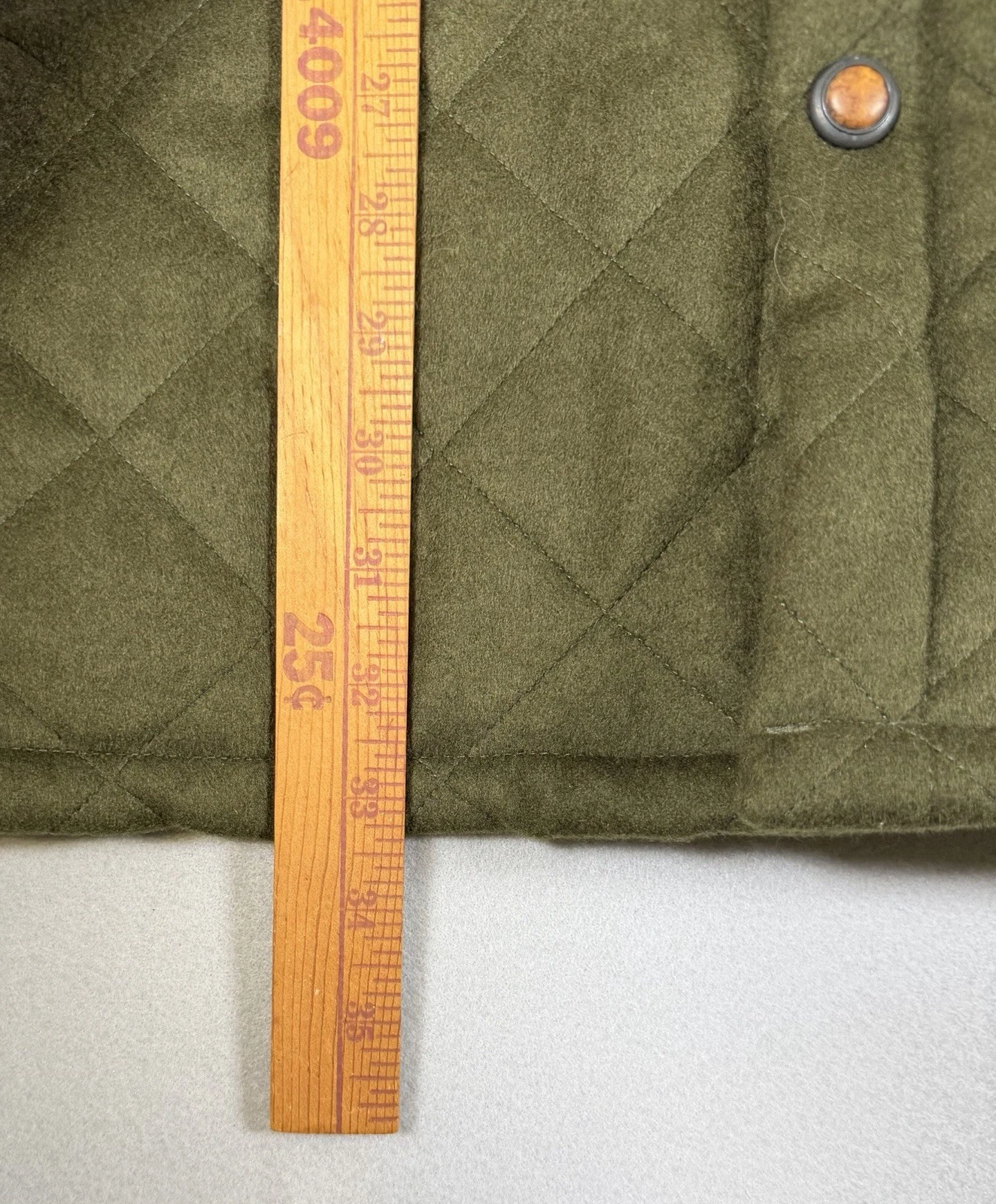 Beretta Sport Thermore Quilted Field Jacket Mens Cashmere Olive Green 54 Italy - product detail image 3
