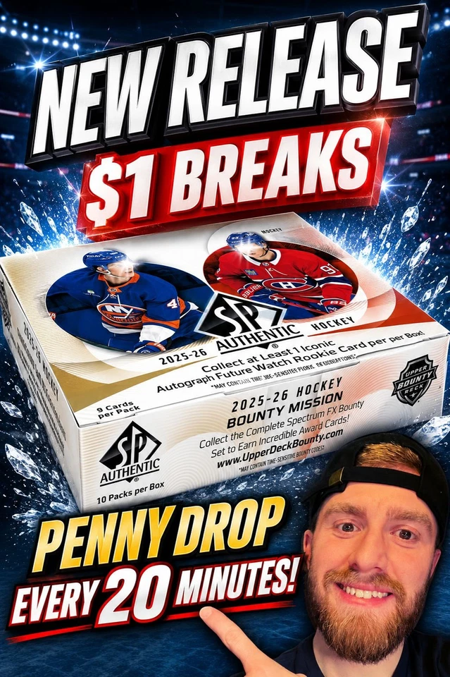 🔥$1 BREAKS! 25-26 SP Authentic NEW RELEASE🔥
