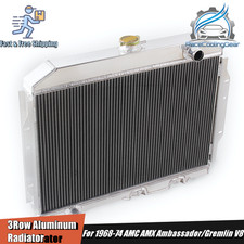 3 Row Aluminum Radiator Fit 1968-1974 1972 1969 Amc Amx Javelin Baseamxsst 3 Row Aluminum Radiator Fit 1968-1974 1972 1969 Amc Amx Javelin Baseamxsst