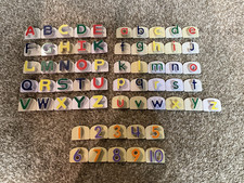 Leap Frog Fridge Phonics Replacement - Lot of 61 Letters  Numbers - PLEASE READ