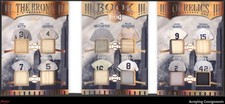 2024 Leaf Bronx Booklet Babe Ruth, Lou Gehrig, Mantle, DiMaggio JERSEY BAT /12