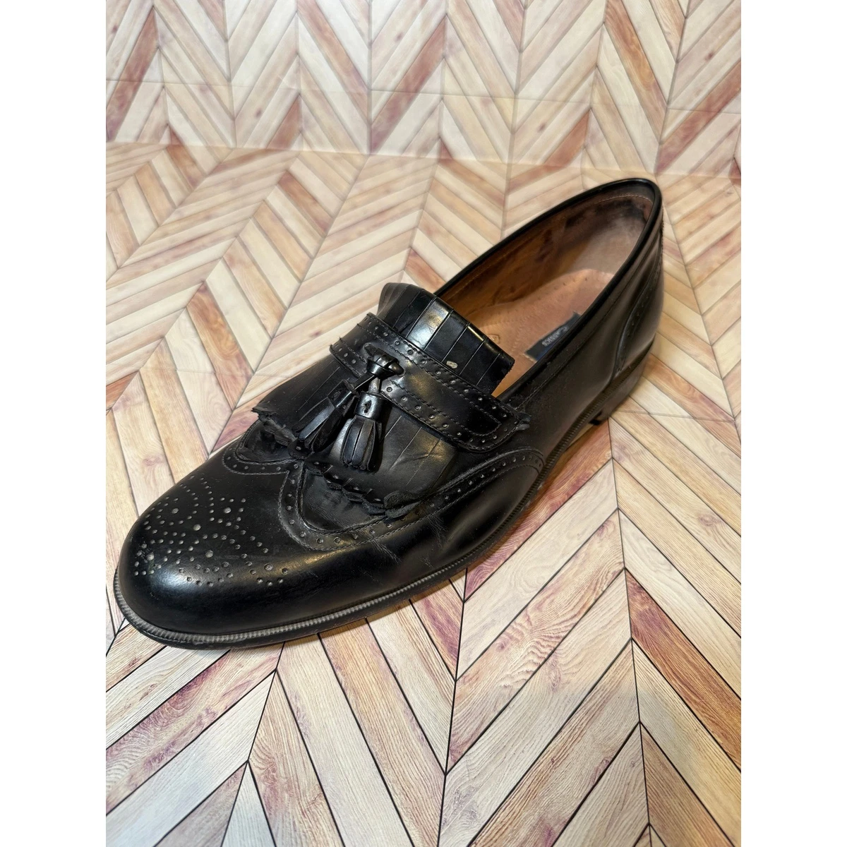 Bostonian Black Wingtip Dress Shoes for Men for sale | eBay
