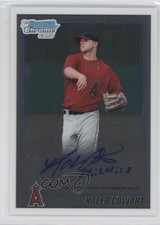 2010 Bowman Draft Chrome Prospects Auto Kaleb Cowart #BDPP89 Auto 2d7