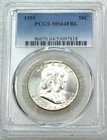 1955 Franklin Half Dollar PCGS MS64FBL Frosty PQ New Holder #M336Z