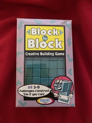 Block by Block Puzzle Game COMPLETE Binary Arts 1995 Challenges Puzzles