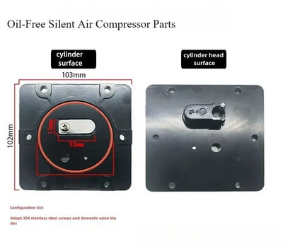 #ad Universal Oil Free Silent Air Compressor Parts Valve Plate Pressure Breathing $18.69