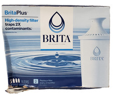 Brita Plus Water Filter 3-Pack High-Density Replacement Filter for Pitchers