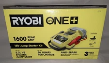 RYOBI 18V 1600A Jump Starter with 2.0 Ah Battery and Charger P7110