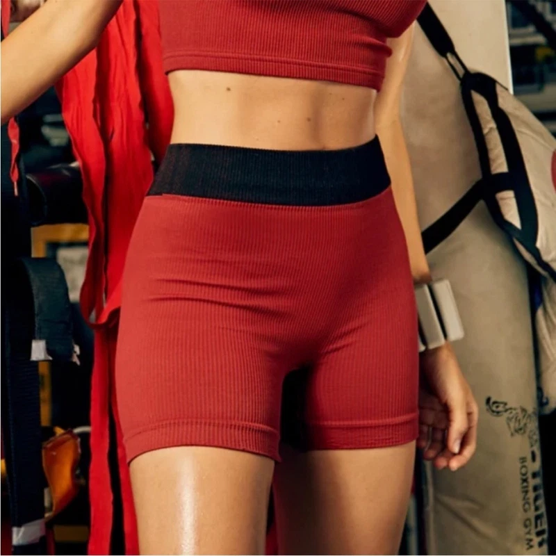 free-people-movement prajna seamless grape shorts