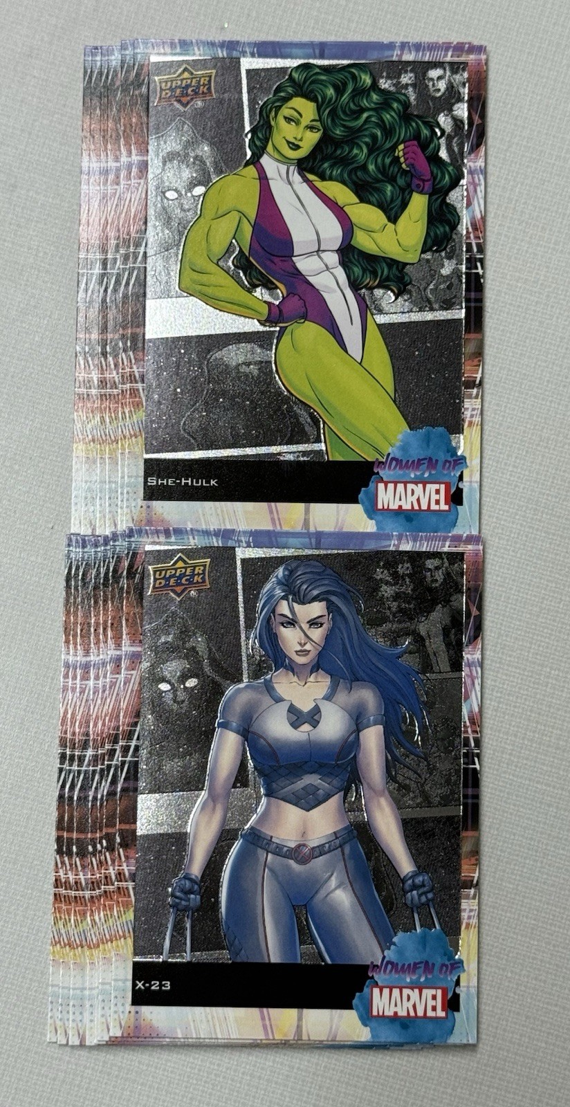 2024 Upper Deck Women of Marvel Trading Cards - Complete Your Set!