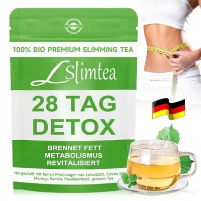 28 Tage Detox Tee zur Gewichtsabnahme und Entgiftung 100% natürliche Zutaten NEU