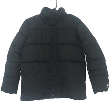 GAP Boys Size L ColdControl Max Puffer Sherpa Lined Jacket Black