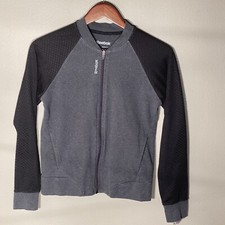 Reebok Sz S Full Zip Hoodie Jacket Reebok Center Ice Mesh Sleeves
