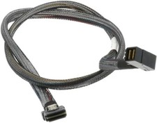 Supermicro CBL-00127-01-A-R SFF-8087 to mini SAS HD SFF-8643 right angle cable