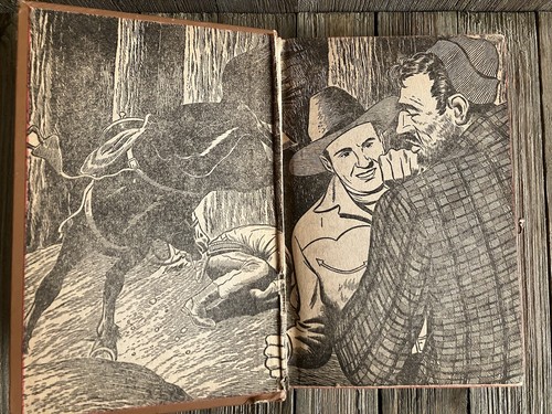 Gene Autry and the Redwood Pirates Vintage Hardcover Book 1946 Cowboy Authorized - Picture 5 of 16