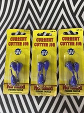Northland Tackle 3/8oz UV Current Cutter Jig - Purple (3 Packs) Walleye Jigs