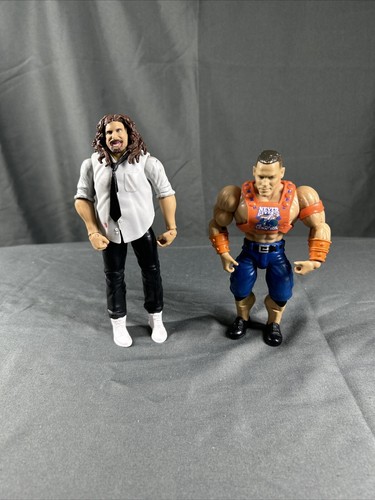 John Cena Masters of the WWE Universe MOTU + Mick Foley Action Figures Wrestling - 第 1/6 張圖片